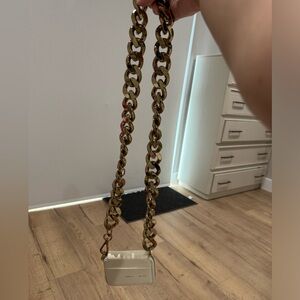 BNWOT Kara crossbody bag. With gold chain